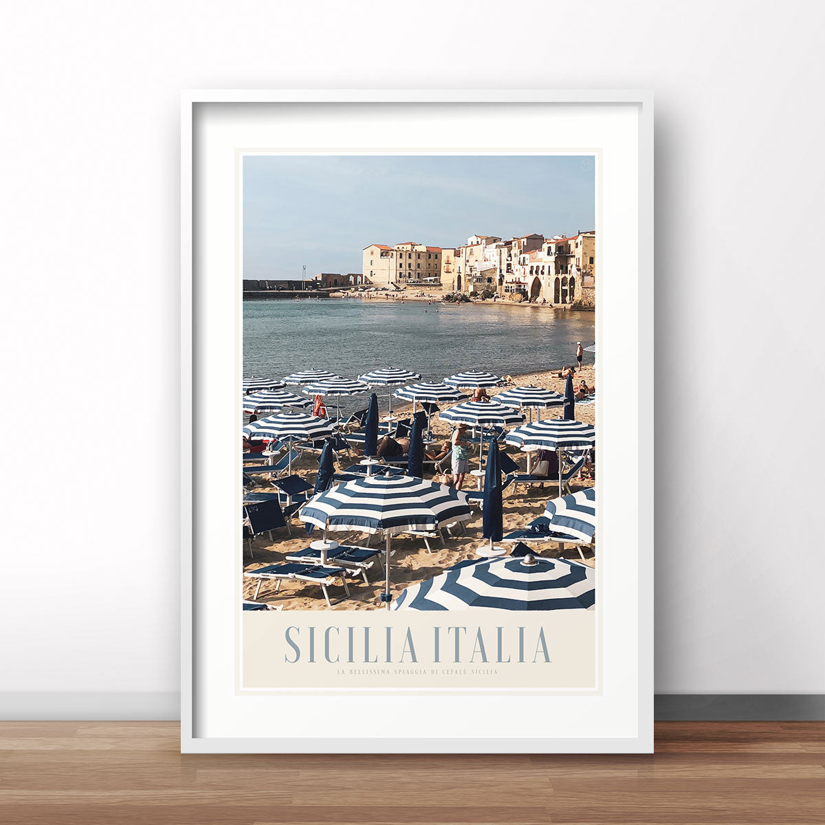 Sicilia Italia vintage retro poster print from Places We Luv