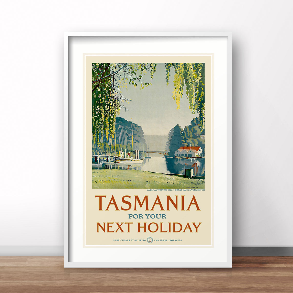Tasmania nextholiday vintage advertising poster from Places We Luv