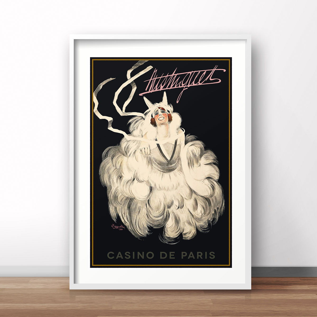 Casino de Paris retro vintage advertising poster print from Places We Luv