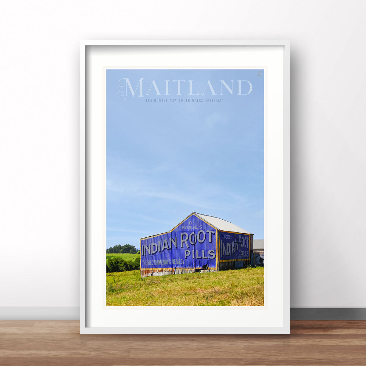Maitland vintage travel print poster by places we luv