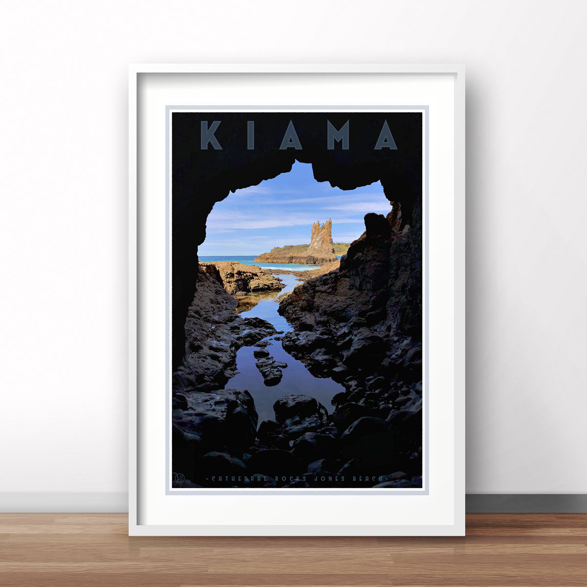 Kiama Cathedral Rock Travel Print